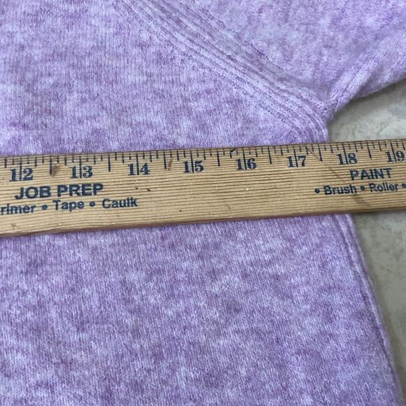 NWT J. Crew V-neck Sweater Alpaca Wool Blend women’s XXS light purple soft - Picture 9 of 13